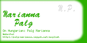 marianna palg business card